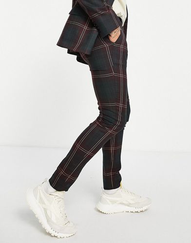 Pantalon de costume ultra skinny à carreaux écossais - vif - Asos Design - Modalova