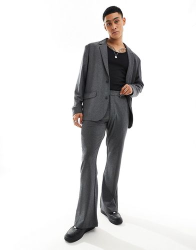 Pantalon de costume scintillant coupe évasée - Asos Design - Modalova
