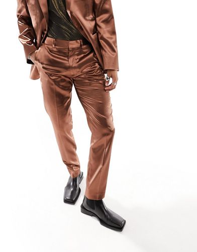 Pantalon de costume skinny en satin - Asos Design - Modalova