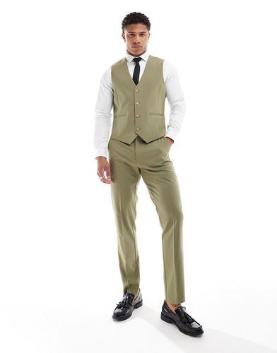 Pantalon de costume slim - Sauge - Asos Design - Modalova