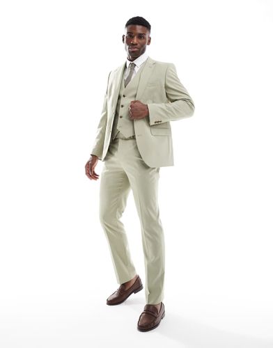 Pantalon de costume slim - sauge - Asos Design - Modalova