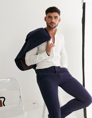 Pantalon de costume super slim avec effet stretch multidirection - Bleu - Asos Design - Modalova