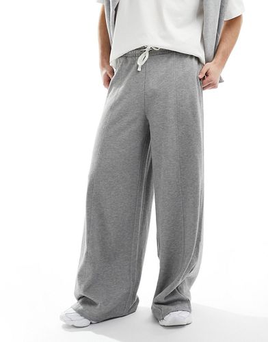 Pantalon de jogging ultra ample bouclé sur l'envers - chiné - Asos Design - Modalova