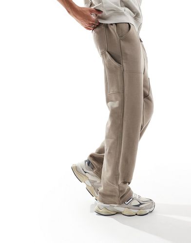 Pantalon de jogging ample style charpentier - Marron - Asos Design - Modalova