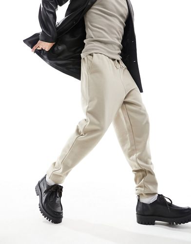 Pantalon de jogging fuselé épais - Beige - Asos Design - Modalova