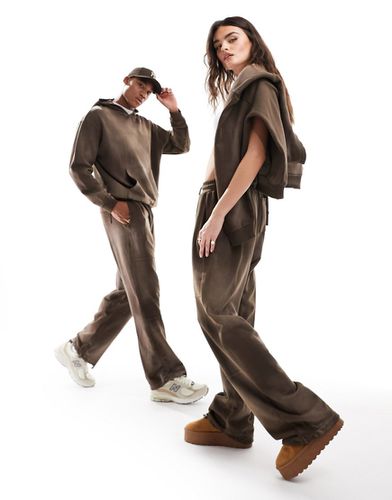 Pantalon de jogging large oversize - Marron délavé - Asos Design - Modalova