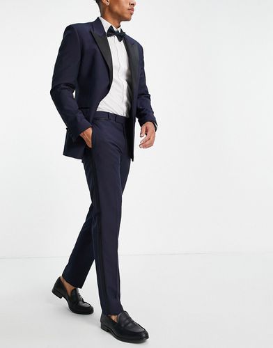 Pantalon de smoking slim - Bleu - Asos Design - Modalova
