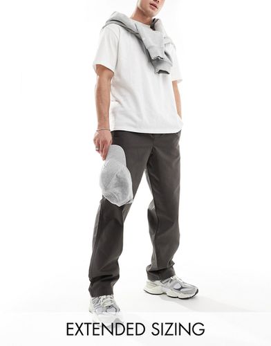 Pantalon décontracté à enfiler - Anthracite - Asos Design - Modalova