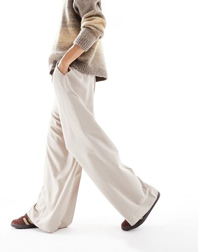 Pantalon élégant ultra ample - Taupe - Asos Design - Modalova