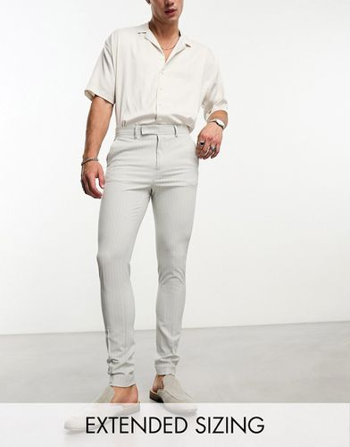 Pantalon élégant ultra skinny - Fines rayures vertes - Asos Design - Modalova