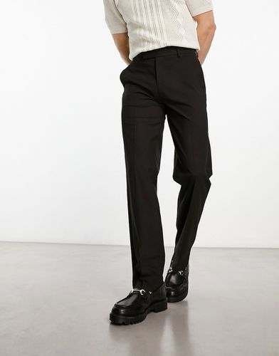 Pantalon élégant coupe droite - Noir - Asos Design - Modalova
