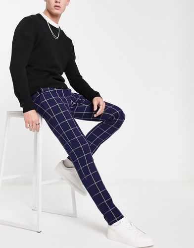 Pantalon habillé coupe ajustée à grands carreaux - Asos Design - Modalova