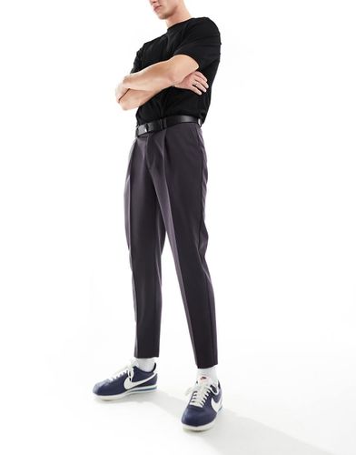 Pantalon habillé coupe fuselée - Anthracite - Asos Design - Modalova