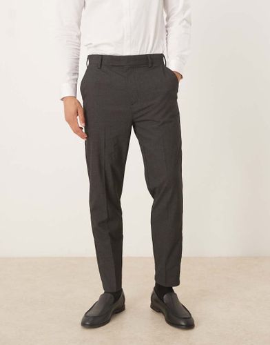 Pantalon habill coupe fusele - Anthracite - Asos Design - Modalova