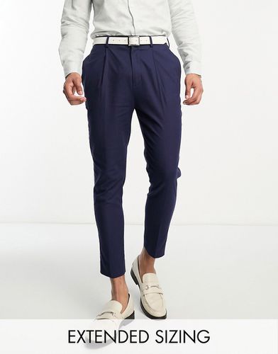Pantalon habillé fuselé en lin mélangé - Asos Design - Modalova