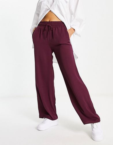 Pantalon large à enfiler - Prune - Asos Design - Modalova