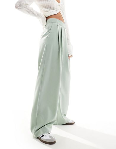 Pantalon large à pinces - Menthe - Asos Design - Modalova