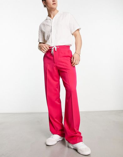 Pantalon large élégant avec cordon de serrage - Asos Design - Modalova