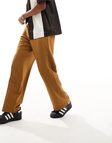 Pantalon large habillé - Marron - Asos Design - Modalova