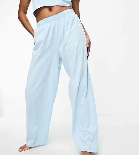 ASOS DESIGN Petite - Mix & Match - Pantalon de pyjama en coton avec bords à picots - Asos Petite - Modalova