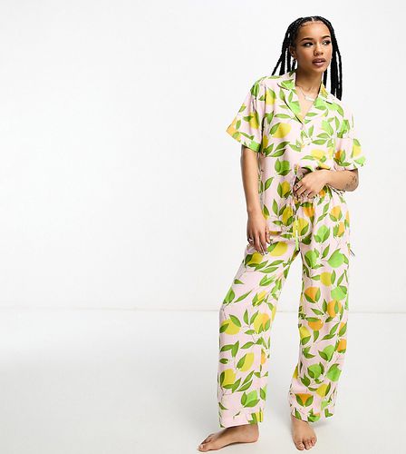 ASOS DESIGN Petite - Mix & Match - Pantalon de pyjama en modal à motif fruits - Asos Petite - Modalova