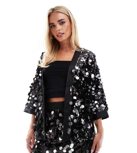 ASOS DESIGN Petite - Kimono à sequins - Asos Petite - Modalova