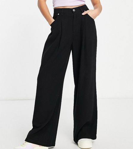 Petite - Pantalon ample en lin - Asos Design - Modalova