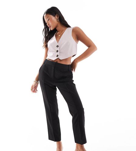 ASOS DESIGN Petite - Pantalon habillé raccourci à taille haute - Asos Petite - Modalova