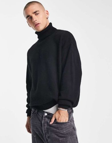 Pull col roulé en maille duveteuse - Asos Design - Modalova