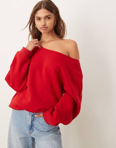 Pull décontracté à épaules dénudées - Asos Design - Modalova