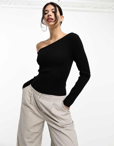 Pull en maille asymétrique sculpté - Asos Design - Modalova