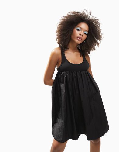 Robe babydoll 2-en-1 courte à jupe bouffante - Asos Design - Modalova