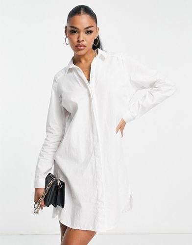 Robe chemise courte en coton - Asos Design - Modalova