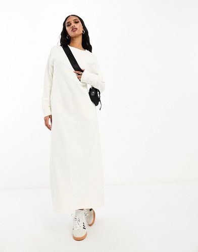 Robe sweat mi-longue à poches - Asos Design - Modalova