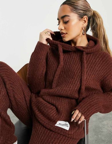 ASOS DESIGN - Weekend Collective - Sweat à capuche en maille côtelée - ASOS Weekend Collective - Modalova