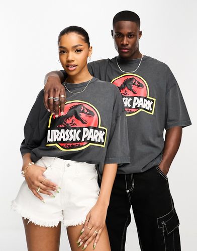 T-shirt unisexe oversize à motif Jurassic Park - délavé - Asos Design - Modalova