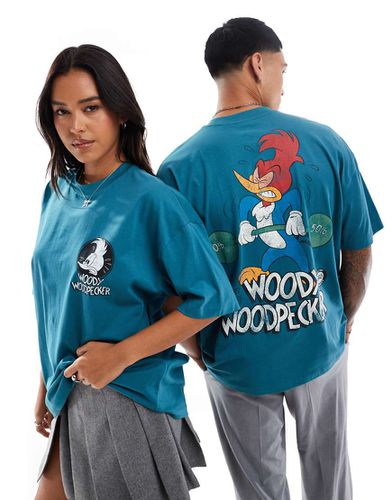 T-shirt unisexe oversize avec imprimés Woody Woodpecker - moyen - Asos Design - Modalova