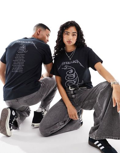 T-shirt unisexe avec imprimés Metallica - Asos Design - Modalova