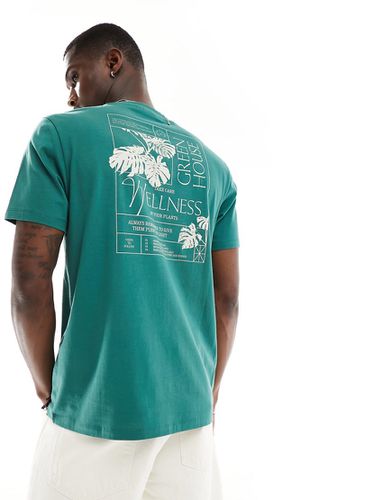 T-shirt avec imprimé plante au dos - Asos Design - Modalova