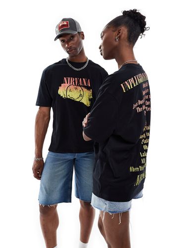 T-shirt oversize unisexe avec motif et imprimé Nirvana - Asos Design - Modalova