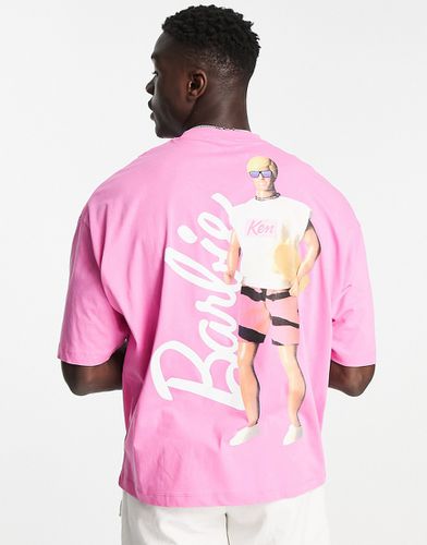 T-shirt oversize à imprimé Barbie et Ken - Asos Design - Modalova