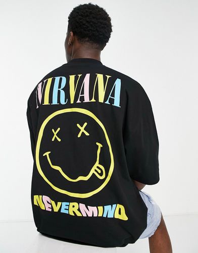 T-shirt oversize à imprimé Nirvana - Asos Design - Modalova