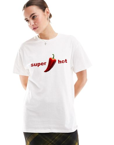 T-shirt oversize à imprimé piment - Asos Design - Modalova