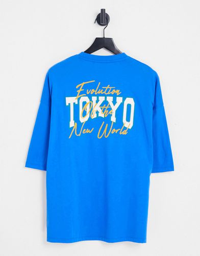 T-shirt oversize à imprimé Tokyo au dos - Asos Design - Modalova