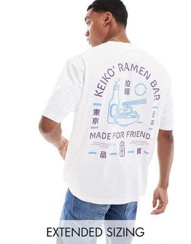 T-shirt oversize à inscription graphique Ramen au dos - Asos Design - Modalova