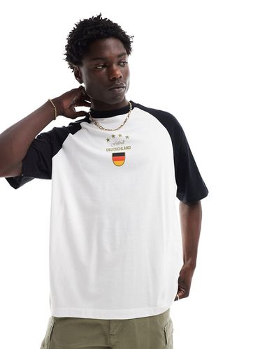 T-shirt oversize avec manches raglan et imprimé Allemagne sur la poitrine - Asos Design - Modalova