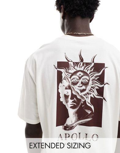 T-shirt oversize avec imprimé Renaissance au dos - cassé - Asos Design - Modalova