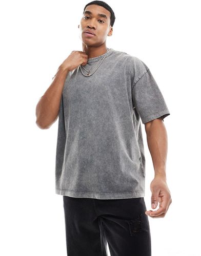 T-shirt oversize épais - Gris délavé - Asos Design - Modalova