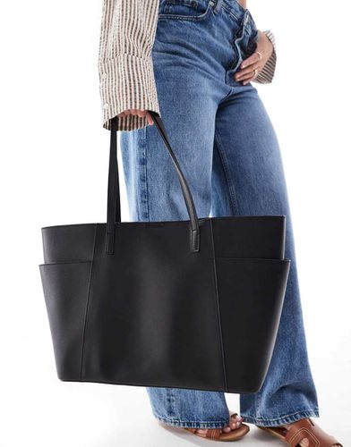 Tote bag avec compartiment amovible pour ordinateur portable et poche - Asos Design - Modalova