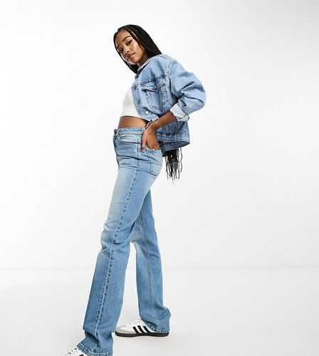 Tall - Jean droit stretch confortable - moyen - Asos Design - Modalova